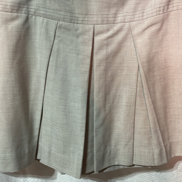 BCBGeneration 8 taupe drop waist inset pleat mini skirt nwt perfect vintage 90’s - Picture 2 of 7